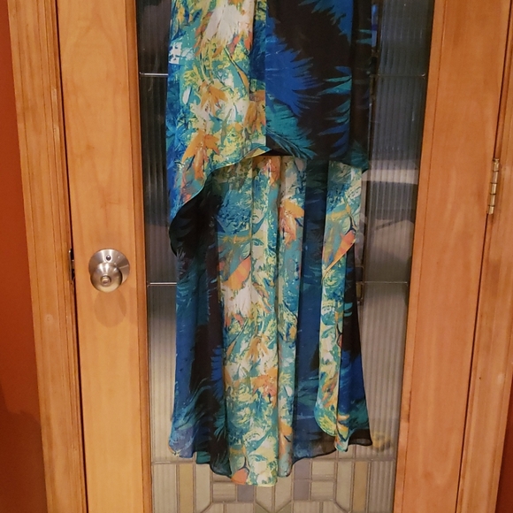 Bebe High Low Tropical Dress, size XS - Picture 12 of 13